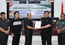 DPRD Samosir Sampaikan Rekomendasi LKPJ 2025