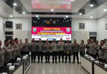 Sat Binmas Polres Tanjungbalai Hadiri Latkatpuan Polmas Polda Sumut
