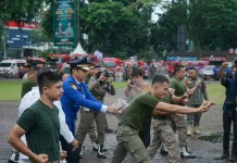 HUT Satpol PP dan Damkarmat, Rico Waas Soroti Pentingnya Pelayanan Humanis