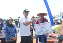 Tanam Cabai di Sunggal, Bupati Tindaklanjuti Keluhan Petani Soal Irigasi