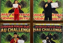 MIN 5 Medan Borong 4 Medali Kejuaraan Pencak Silat Riau Challenge 2