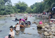 Warga Medan  Padati Wisata Sungai untuk Nikmati Libur Akhir Pekan