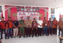 Bhabinkamtibmas Pastikan Rapat Pemilihan Pengurus PP Berjalan Kondusif