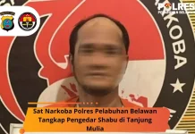 Sat Narkoba Polres Pelabuhan Belawan Tangkap Pengedar Sabu