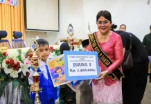 Bunda PAUD Pematangsiantar Buka Lomba Mewarnai Anak