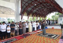 Salat Iduladha di Tanjungbalai Berlangsung Khusyuk dengan Cuaca Cerah