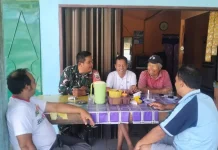 Babinsa Dengarkan Keluh Kesah Warga Desa Boangmanalu