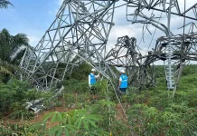 PLN Datangkan Empat Tower Emergency Percepat Pemulihan Sistem Kelistrikan Sumut