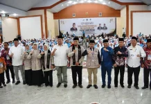 Ketua PPIH dan Bupati Batu Bara Sambut Kepulangan Jemaah Haji Kloter 04