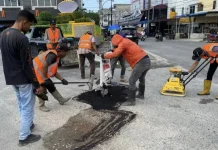 Tim Bina Marga PUTR Tanjungbalai Bergerak Cepat Perbaiki Jalan Berlubang