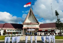 Puluhan Anggota Paskibraka Humbahas Resmi Jadi Purnapaskibraka