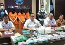 BNNP Sumut Ungkap 716,64 Gram Sabu, Amankan 6 Orang
