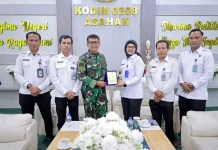 Terima Audiensi BNN, Dandim Asahan: Siap Bersinergi Cegah Narkoba