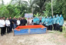 TP PKK Kabupaten Asahan Tinjau Pelaksanaan Program Pokja I di Desa Tanjung Asri