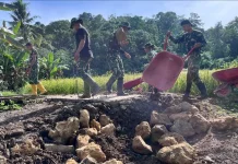 Pembangunan Jembatan Gantung Sungai Sowu di Gunungsitoli Capai 50,5 Persen