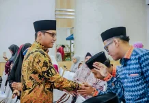 Lepas Kafilah Medan MTQ ke-40 Provsu, Rico Tekankan Juara Umum Sebagai Motivasi
