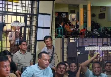 Polsek Medan Labuhan Gelar Nobar Piala Dunia Bersama Tahanan