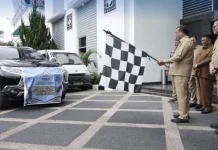 Bupati Karo Lepas Peserta MTQ Kafilah Kabupaten Karo ke MTQ XL Sumatera Utara