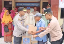 Polres Tanjungbalai Salurkan Sembako ke Panti Asuhan dan Kaum Dhuafa