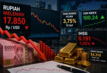 Rupiah Melemah Lagi usai The Fed Tahan Suku Bunga, IHSG Turun
