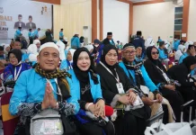 Total 356 Jemaah Haji dan Petugas Haji Debarkasi Medan Tiba di Tanah Air