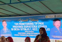 TP-PKK Provinsi Sumut Monitoring Desa Binaan Pemkab Dairi
