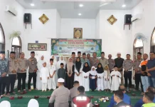 Polres Tanjungbalai  Santuni Anak Yatim dan Gelar Binrohtal
