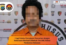 Polres Pelabuhan Belawan Bekuk Pelaku Percobaan Pencurian dengan Kekerasan