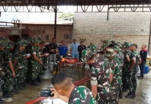 BPBD Dairi dan Batalyon Yon TP 908/Gaja Dompak Koordinasi Penanganan Kebakaran