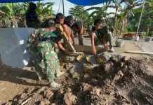 Jembatan Gantung Sungai Sowu Tembus Progres 51 Persen