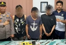 Tiga Pelaku Narkoba Diamankan di Tanjung Tiram