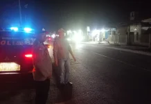 Polsek Air Putih Patroli Malam Antisipasi Balap Liar, Begal dan Tawuran
