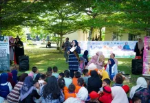 Anak Warnai Lapak Baca DELSERA , Bunda Literasi Deli Serdang Apresiasi