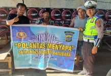 Polres Batu Bara Gelar Polisi Menyapa dan Sosialisasi Tertib Lalu Lintas