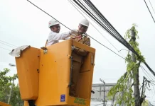 Bupati Deli Serdang Potong Kabel Jaringan Telekomunikasi di Lubuk Pakam