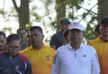 Bupati Karo Ikuti Olahraga Bersama dalam Rangka HUT Bhayangkara ke-80