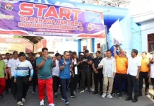 Jalan Santai Hari Bhayangkara ke-80, Polres Binjai Sinergi Polri dan Masyarakat
