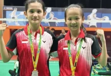 Christelle dan Valery Bawa Pulang Perak Sirprov PBSI Sumut