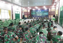 Kodim 0208 Asahan Syukuran di Aula Pandawa Sakti Makodim