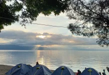 Menikmati Sunrise di Pinggiran Pantai Silalahi Danau Toba