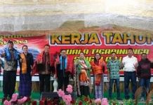 Wakil Bupati Karo Hadiri Perayaan Kerja Tahun Empat Desa di Kecamatan Tigabinanga
