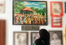 Menelusuri Bahasa Perlawanan Lukisan Penyerbuan Pension Wilhelmina