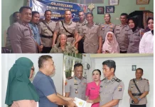 Polres Tanjungbalai Berbagi Kasih Sambut Hari Bhayangkara