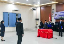 Dua Pejabat Administrator Dilantik, Sekda Tekankan Integritas dan Kinerja