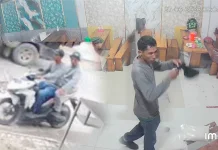 Dua Pria Terekam CCTV Curi Dua Unit Handphone di Rumah Makan Kak Yon Tanjungbalai