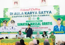 Wabup Sergai Apresiasi Sunat Massal yang Digelar PC IPNU