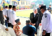 Perkuat Sinergitas, Bupati Labuhanbatu Hadiri Upacara Hari Bhayangkara ke 80