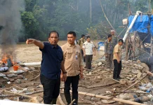 Pemprov Sumut Tertibkkan Tambang Ilegal di Sungai Batang Gadis