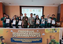Beasiswa Peduli Orangutan: Investasi Jangka Panjang Cetak Pemimpin Konservasi