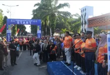 Ribuan Warga Meriahkan Fun Walk HUT APKASI ke -26 dan HUT Deli Serdang